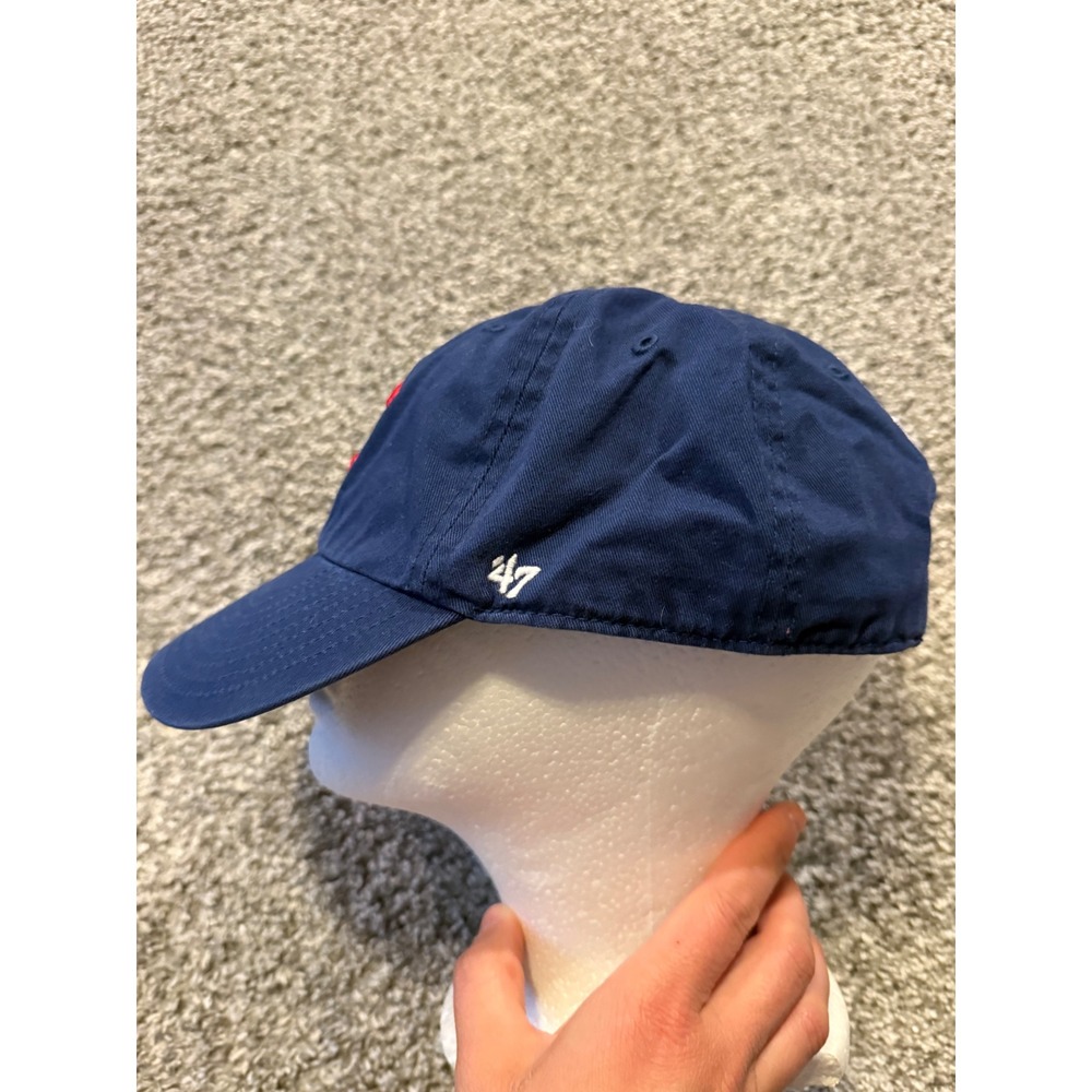 47 Brand Navy Blue Chicago Cubs Wrigley Field 100 Years Baseball Cap Men - Picture 4 of 11